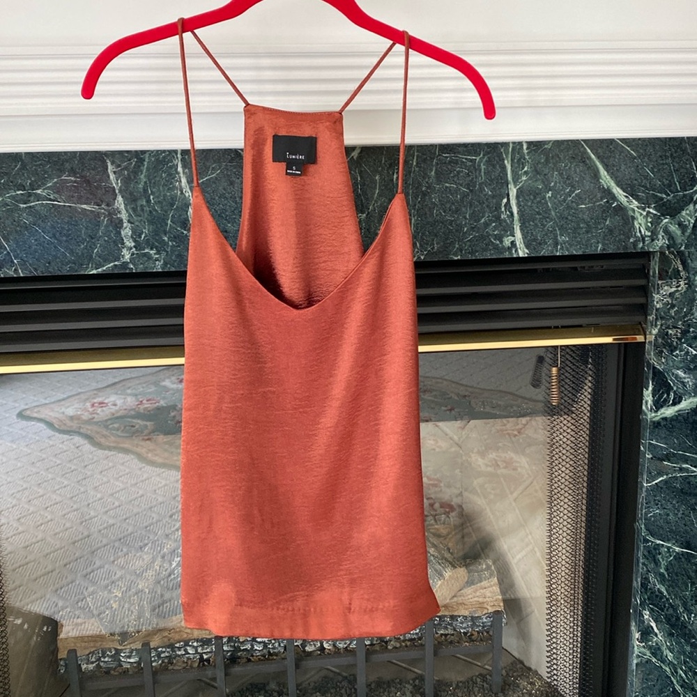 Lumiere Crinkled Silky Top